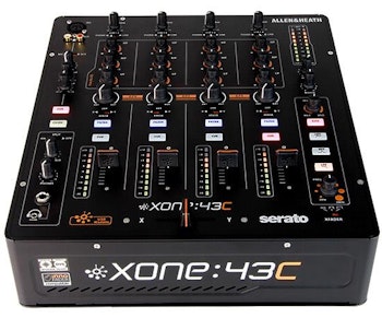 A&H XONE:43C Club & DJ Mixer int. ljudkort. 4 Stereo Ch, 2Mix Out