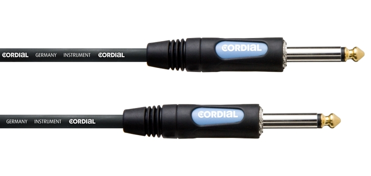 Cordial CCFI 6 PP 6m instrumentkabel, svart