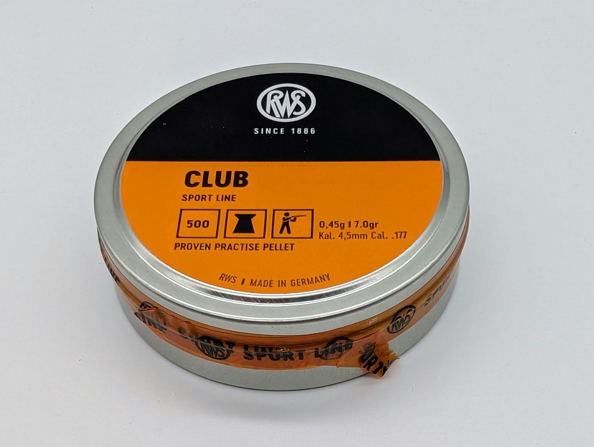 RWS CLUB 4.5MM 0.45G 500 st