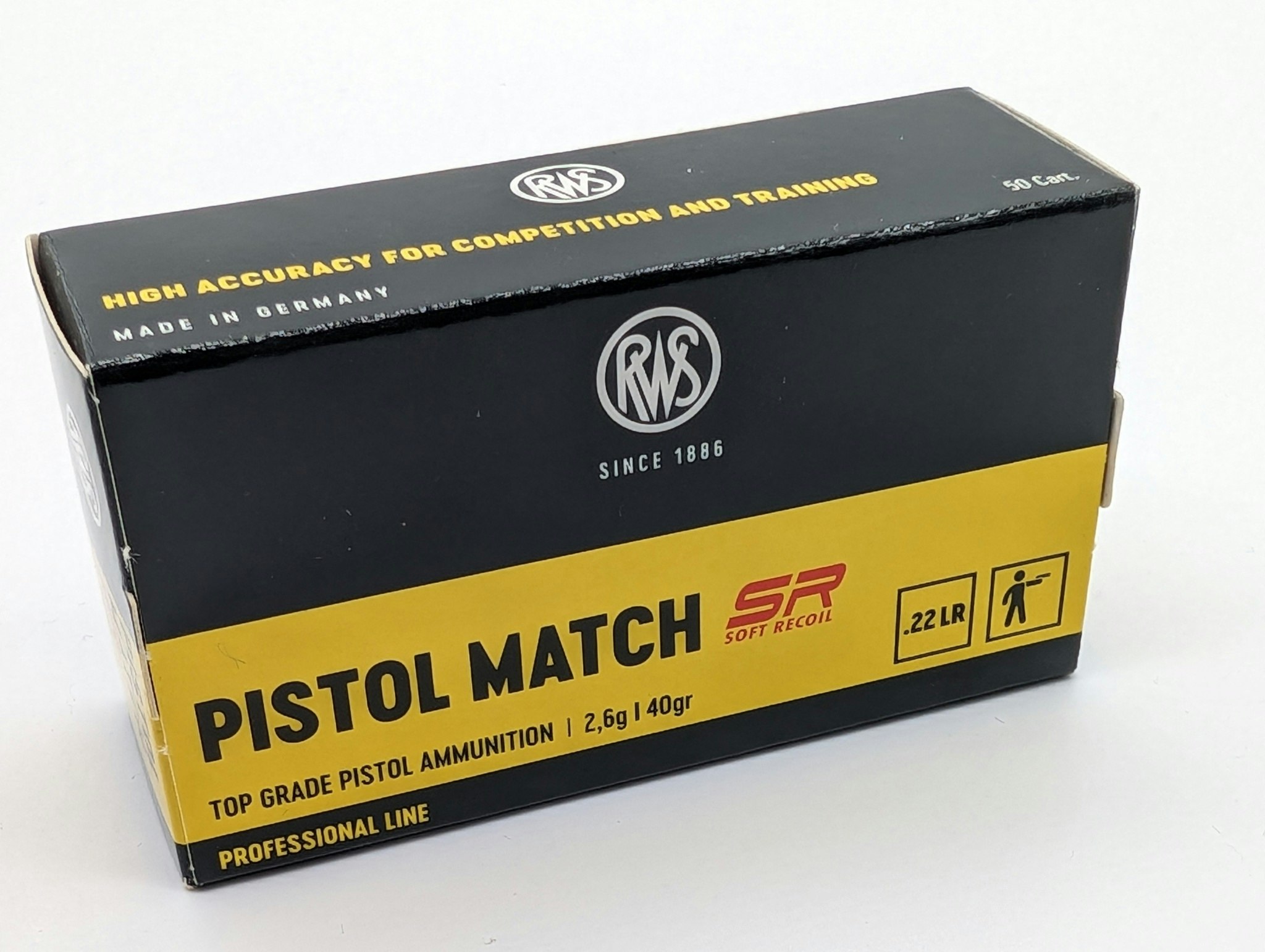 RWS .22.lr Pistol Match SR, förpackning 500 st