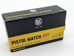 RWS .22.lr Pistol Match SR, förpackning 500 st