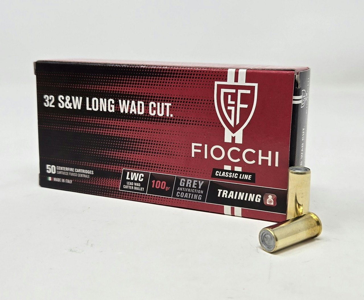 FIOCCHI 32 S&W 100 gr Long WC 1000 st