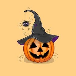 Joggingtyg Halloweenpumpa (40 x 50 cm)