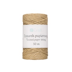 Papperssnöre - brun (50 m)