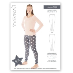 Minikrea symönster - Leggings till dam