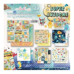 Papper 15 x 15 cm - Super Awesome