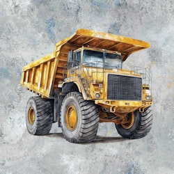 Joggingtyg Gul dumper (40 x 50 cm)