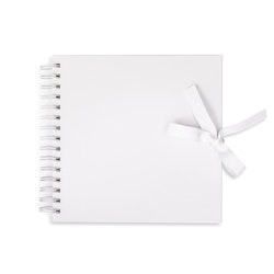 Scrapbook 20 cm - vit