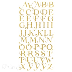 Stickers - BOKSTÄVER guld