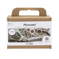 Mini DIY kit makramé - Servettringar