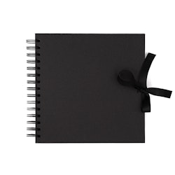 Scrapbook 20 cm - svart