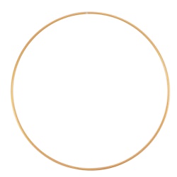 Metallring 30 cm - guld