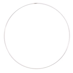 Metallring 30 cm - silver