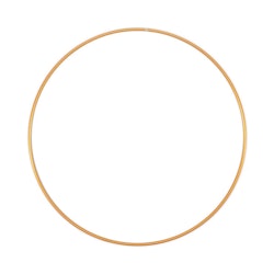 Metallring 25 cm - guld