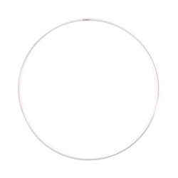 Metallring 25 cm - silver