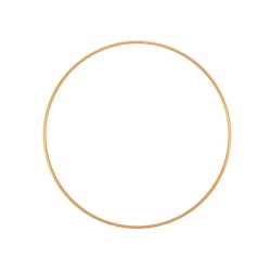 Metallring 20 cm - guld