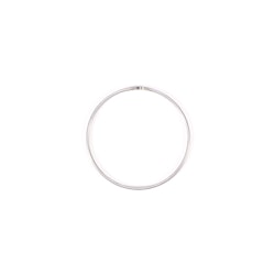 Metallring 10 cm - silver