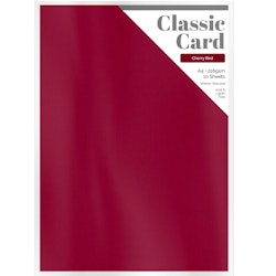 Classic cardstock A4 - Cherry red (10 st)