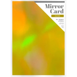 Mirror card A4 - Iridescent - Inca Gold (5 st)