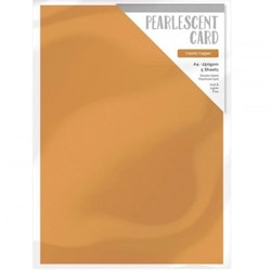Pearlescent card A4 - Cosmic Copper (5 st)