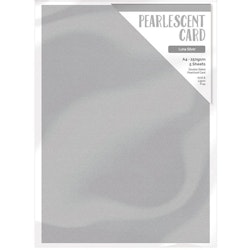 Pearlescent card A4 - Luna Silver (5 st)