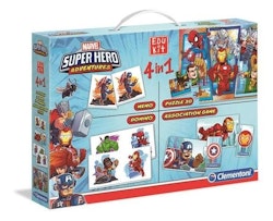 Spelpaket med 4 olika Spel - Marvel Superheros