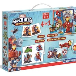 Spelpaket med 4 olika Spel - Marvel Superheros