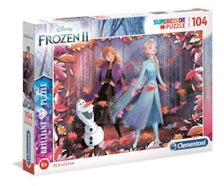 Pussel Kids Brilliant 104 bitar - Frost Frozen II