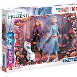 Pussel Kids Brilliant 104 bitar - Frost Frozen II