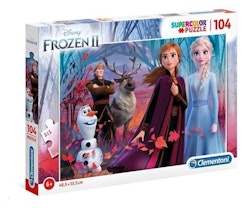 Pussel Super color 104 bitar -  Frozen2 Frost II