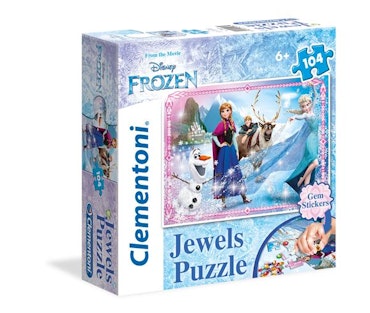 Pussel med Juveler 104 bitar - Frost