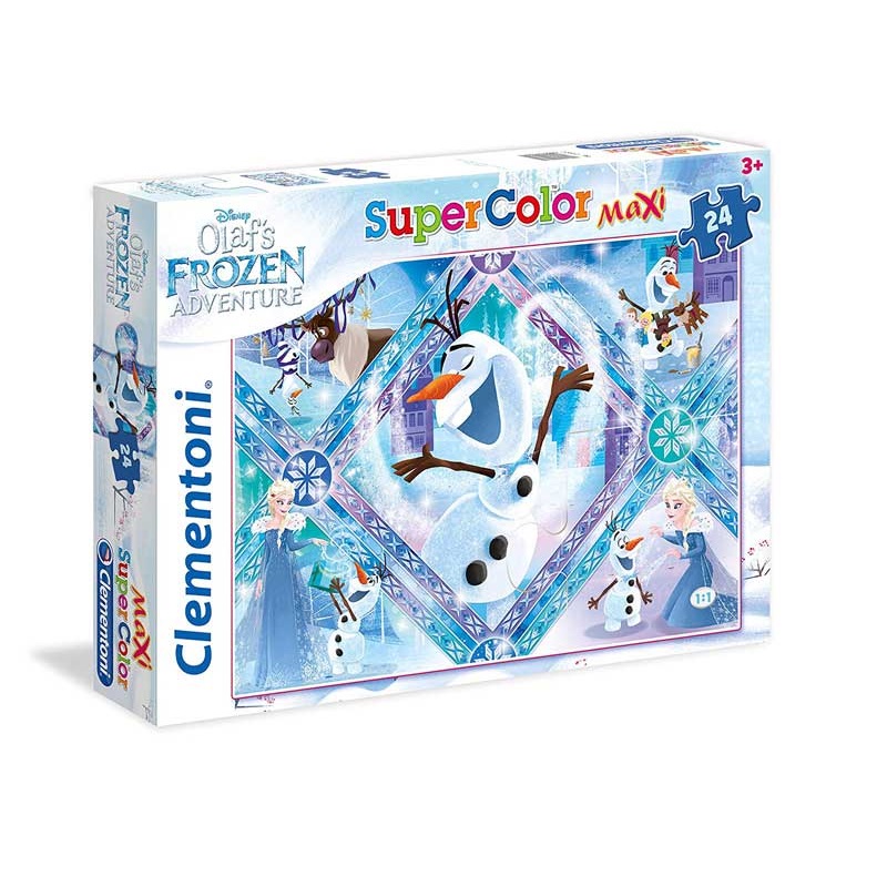 Maxi Kids Super Color Pussel - Olof's Äventyr 24 Bitar