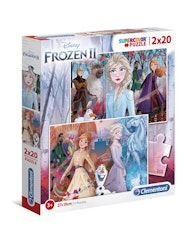 Pussel 2st olika 2x20 bitar - Frost Frozen