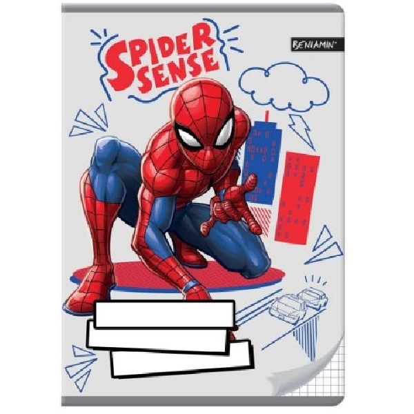 Anteckningsbok 60-sidor - Spindelmannen