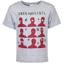 T-shirt kort ärm - Grå - Spindelmannen