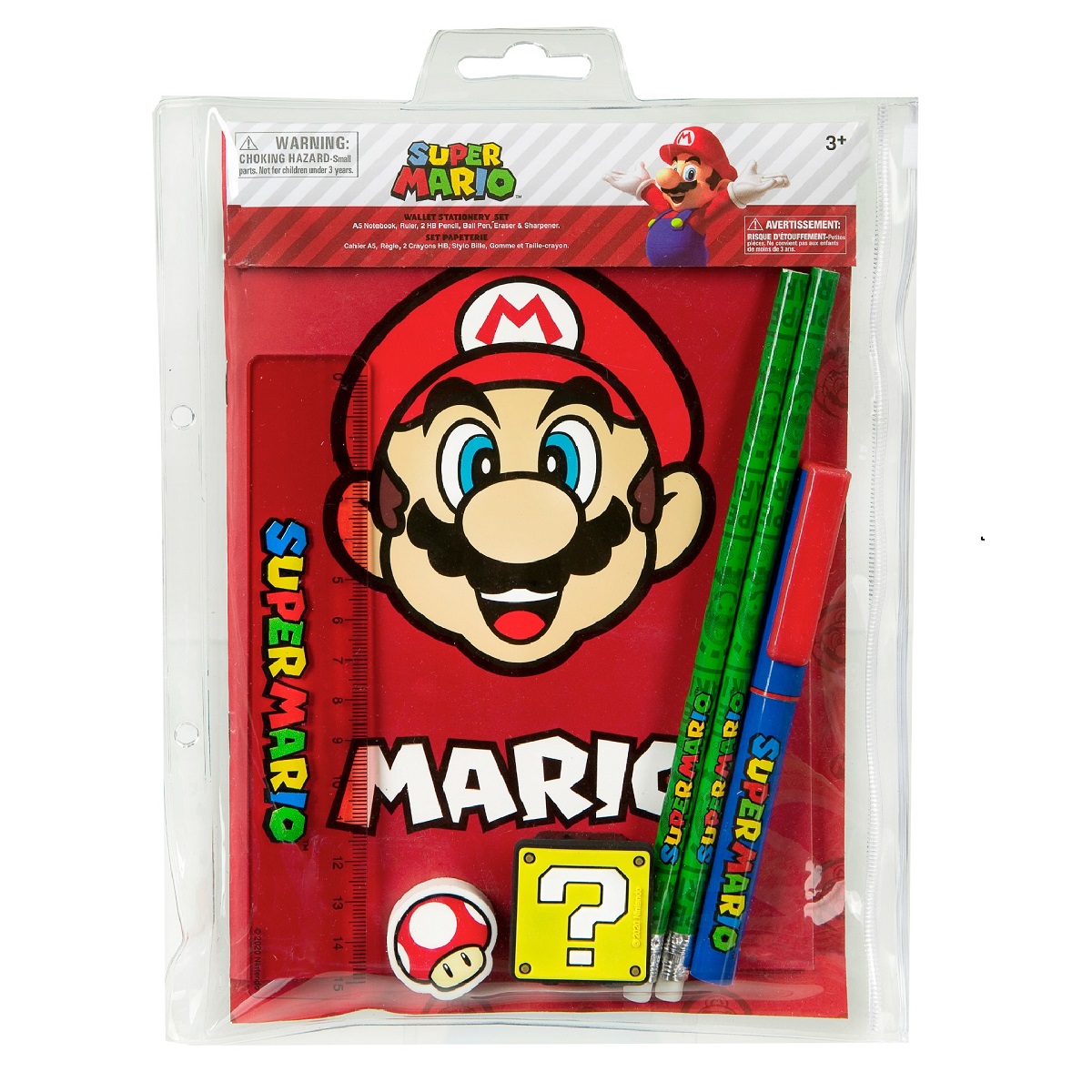 Skolset Skrivset 7-delar - Super Mario
