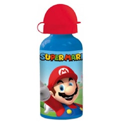 Vattenflaska i aluminium 400ml - Super Mario