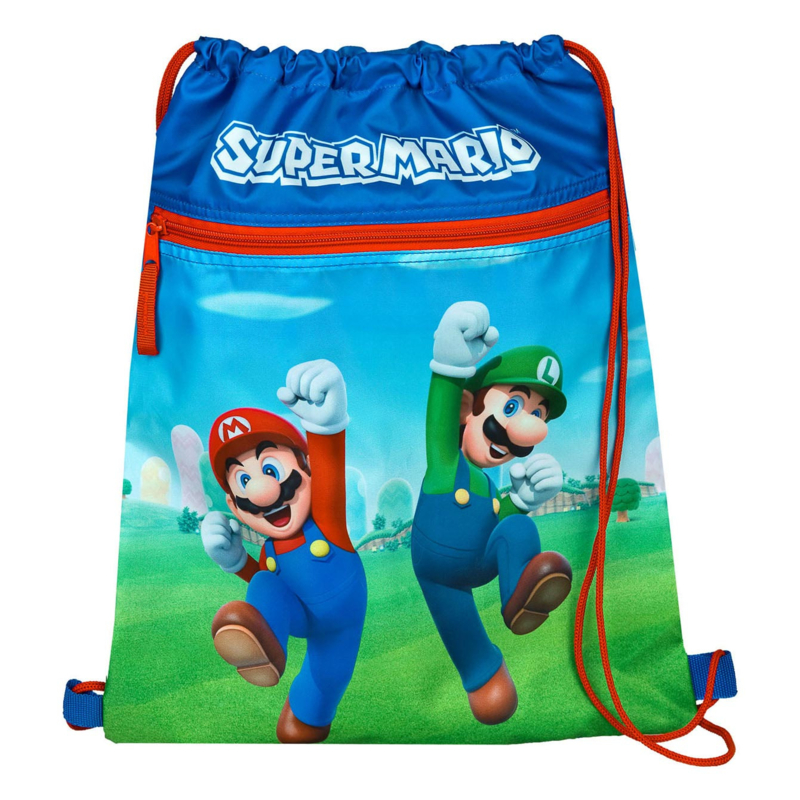 Gymnastikpåse  39x30cm - Super Mario