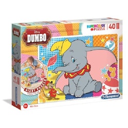 Pussel - Maxi Golvpussel 40 bitar - Dumbo