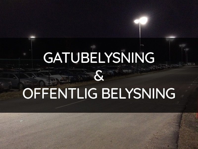 Gatubelysning & Offentlig belysning - LeanLight - a part of Microbus Group