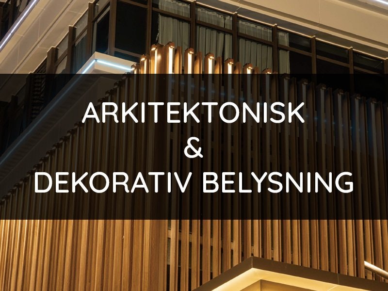Arkitektonisk & Dekorativ belysning - LeanLight - a part of Microbus Group
