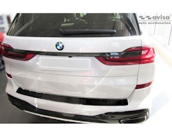 Real 3D Carbon Rear bumper protector suitable for BMW X7 (G07) 2019- 'Ribs'
