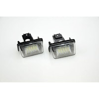 Set LED License Plate Lights suitable for Citroën/Peugeot various models