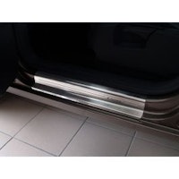 Inox door sill protectors suitable for Volkswagen Touran 2006-2015 - 'Exclusive' - 4-pieces