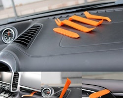 4 pcs. Car Trim Removal Tool Kit Panel Door Pry Dash Interior Clip Set Plastic