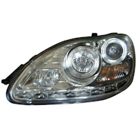 Set Headlights in DRL-Look suitable for Mercedes-Benz S-Class W220 2001-2005 with OE HID - Chrome