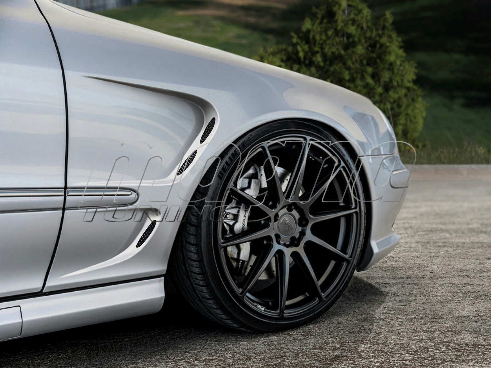 Mercedes S-Class W220 Facelift SX Front Wheel Arches