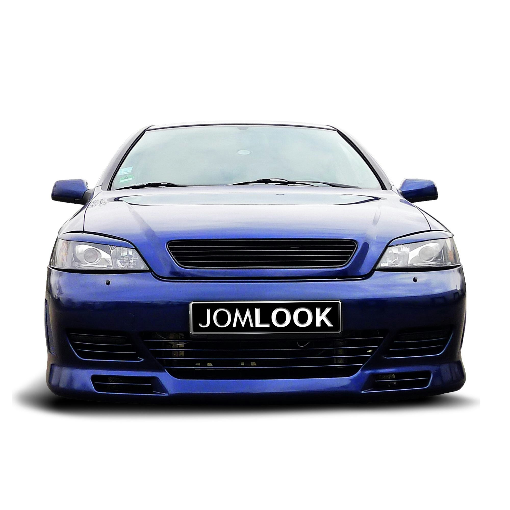 Front Grille badgeless, black suitable for Opel Astra G