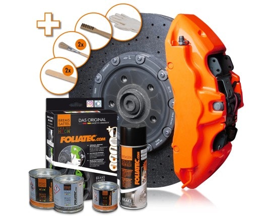 FOLIATEC Brake Caliper Paint Set RACING neon orange