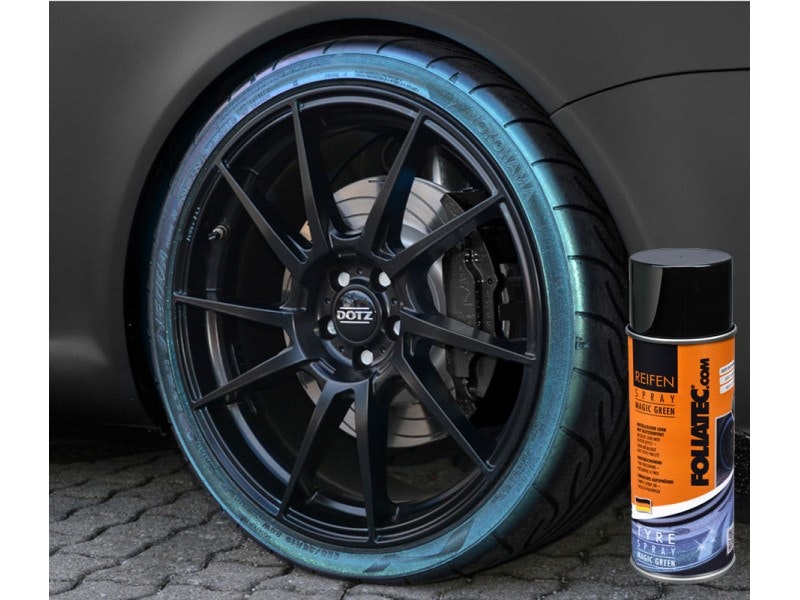 Foliatec Tyre Spray dekkSpray - Magic Green 400ml